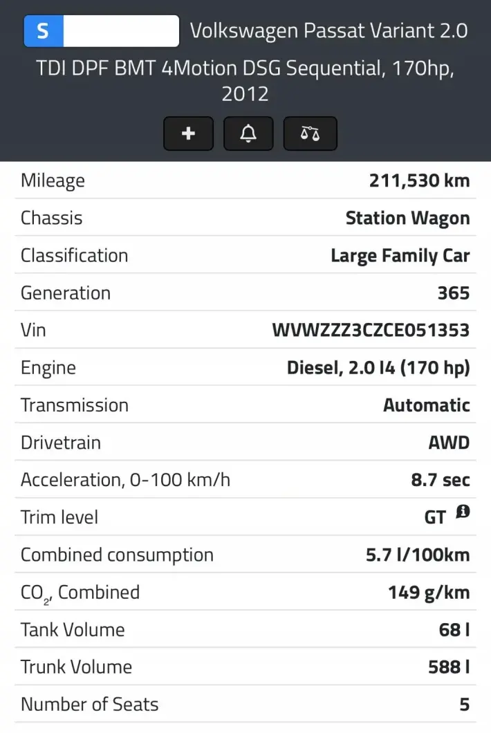 SILNIK KOMPLET VW Passat B7 2.0 TDI 170KM udokumentowane 211tyś CFG CFGB