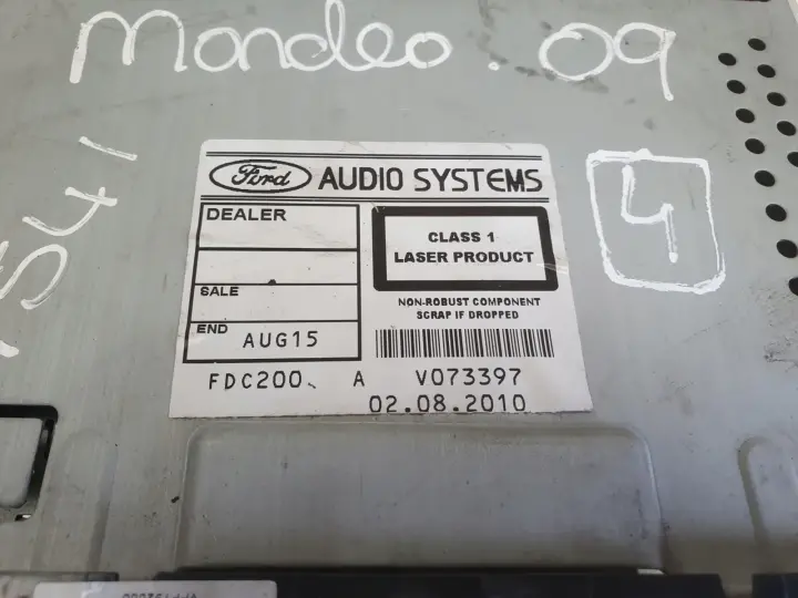 Ford Mondeo MK4 Focus mk2 RADIOODTWATRZACZ CD radio 8S7T-18C815-AC