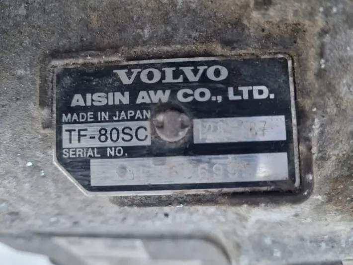 Volvo S80 II 2.4 D D5 AUTOMATYCZNA SKRZYNIA BIEGÓW automat 1285167 TF-80SC