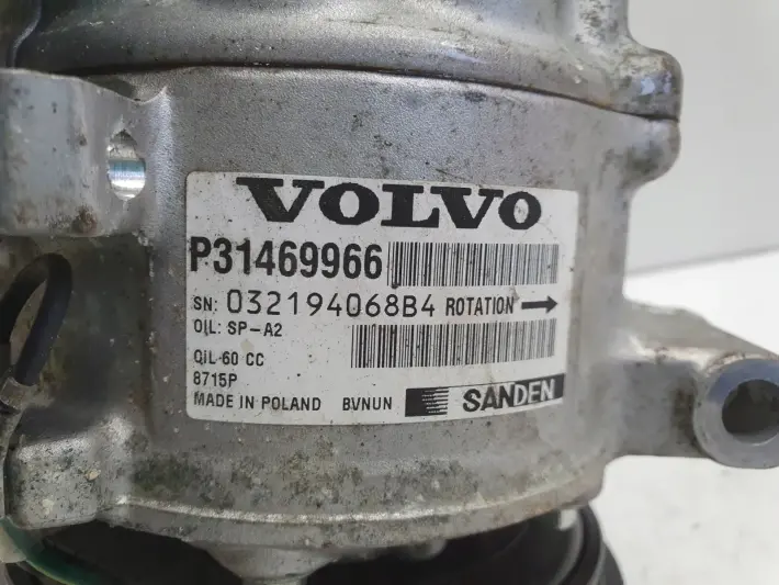 Volvo V40 II 1.5 T turbo SPRĘŻARKA KLIMATYZACJI P31469966