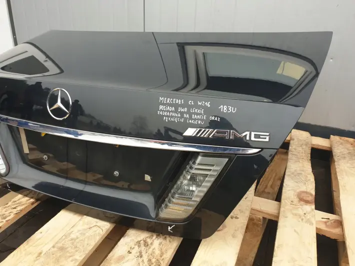 Mercedes CL W216 LIFT FL TYLNA KLAPA BAGAŻNIKA TYŁ