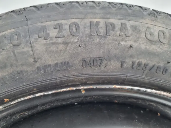 Alfa Romeo 159 KOŁO DOJAZDOWE dojazdówka 125/80 R17 5x110 A4470607