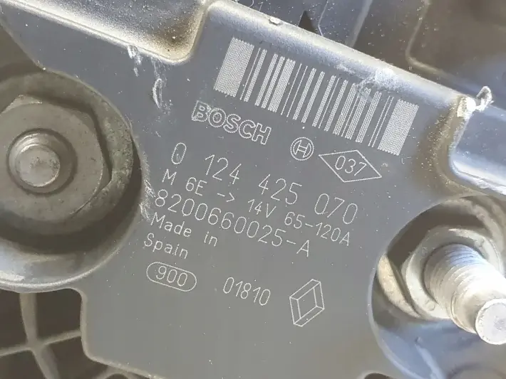 Renault Megane III 1.6 16V ALTERNATOR 0124425070 bosch 120A