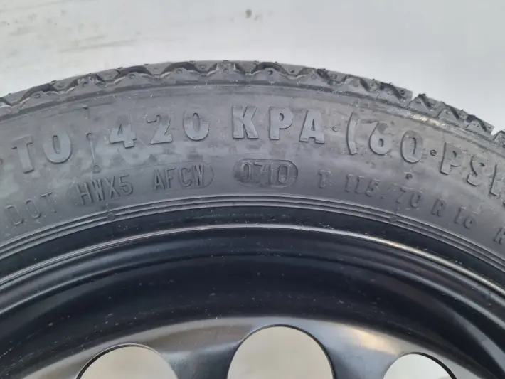 Opel Vectra C Astra H KOŁO DOJAZDOWE dojazdówka 115/70 R16 5x110 2160132