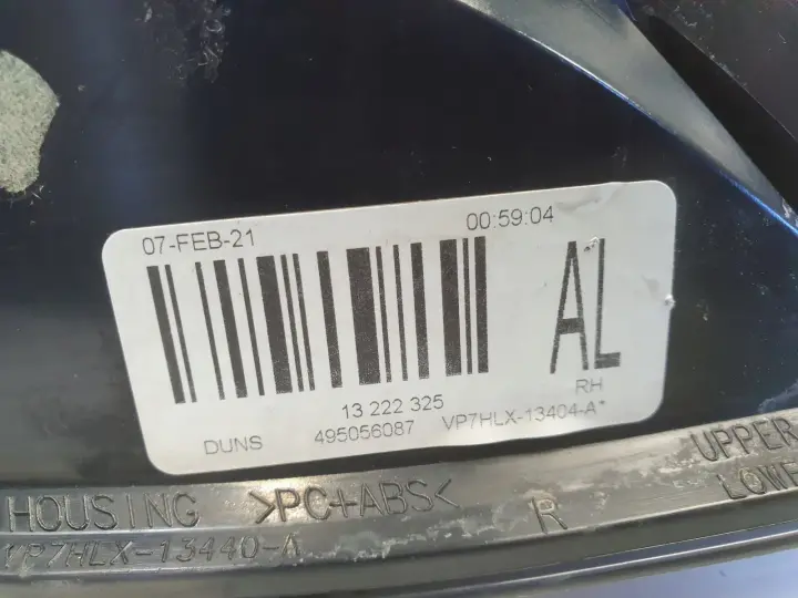 Opel Astra H III lift HB 06-10r TYLNA LAMPA PRAWA prawy tył 13222325