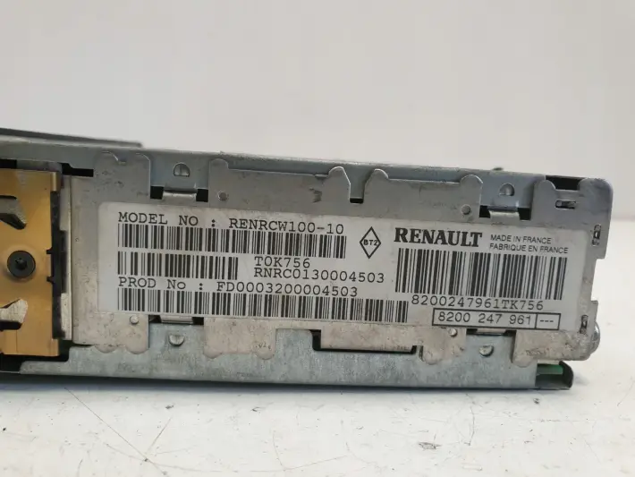 Renault Laguna II RADIOODTWARZACZ 8200247961 Kod