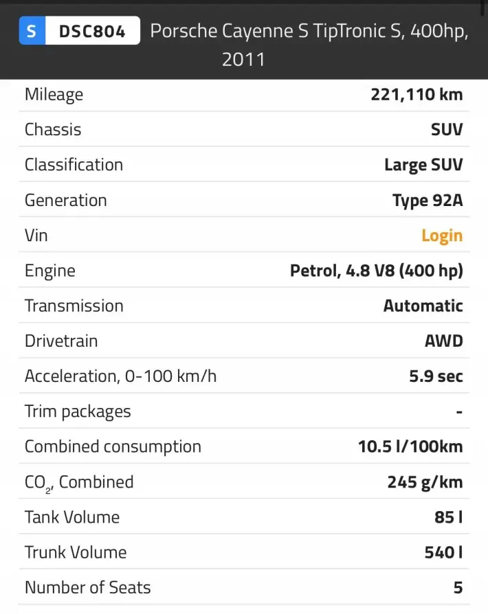 SILNIK KOMPLET Porsche Cayenne S 4.8 V8 400KM serwisowany 221tyś M48.02