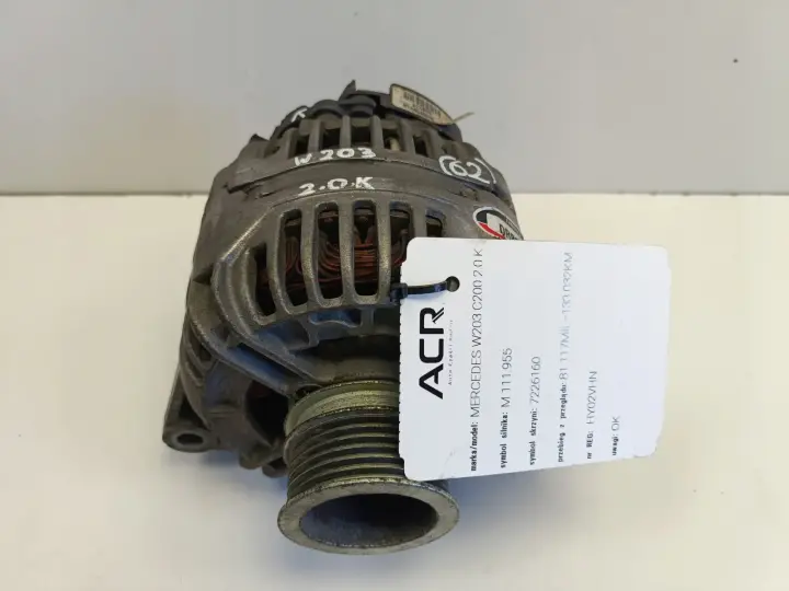 Mercedes W203 2.0 K ALTERNATOR