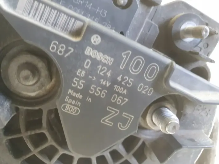 Opel Astra III H 1.6 16V ALTERNATOR 0124425020 100A ZJ