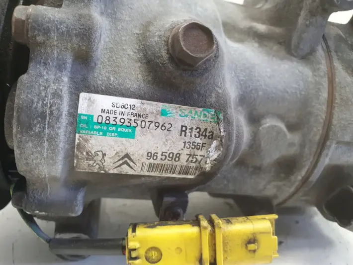 Peugeot 207 1.4 16V VTi SPRĘŻARKA KLIMATYZACJI 9659875780