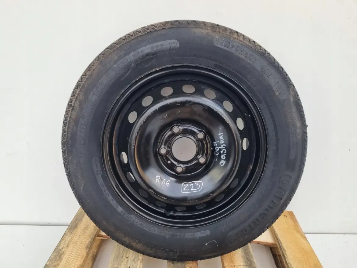 Nissan QASHQAI KOŁO DOJAZDOWE dojazdówka 145/90 R16 5x114,3 40300 JD077