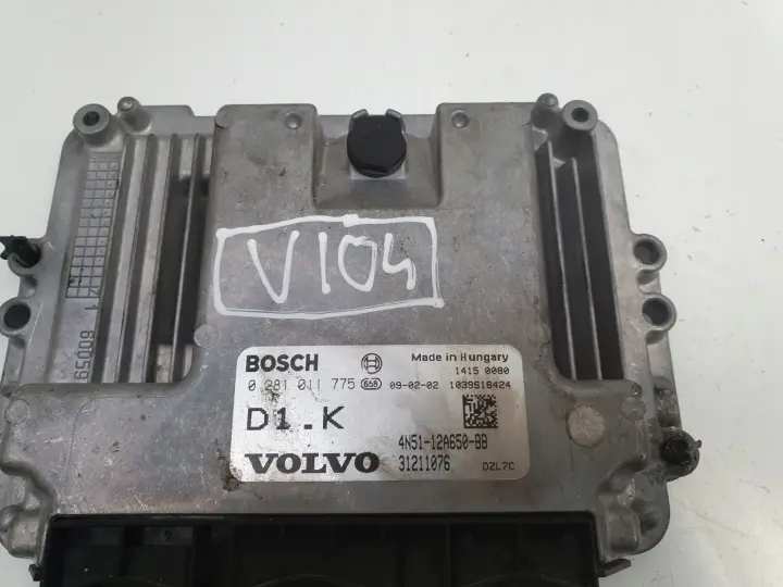 Volvo S40 II V50 1.6 D STEROWNIK SILNIKA komputer 31211076 4N51-12A650-BB