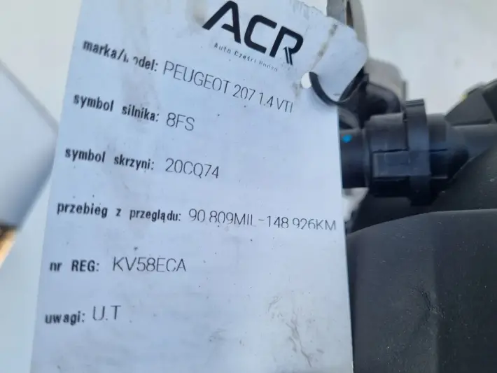 SILNIK KOMPLET Citroen C3 II 1.4 16V VTI ładna kompresja 8FS