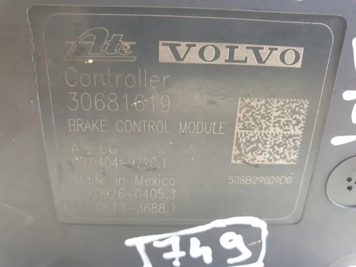 Volvo V70 III S80 II POMPA ABS Sterownik 30681619