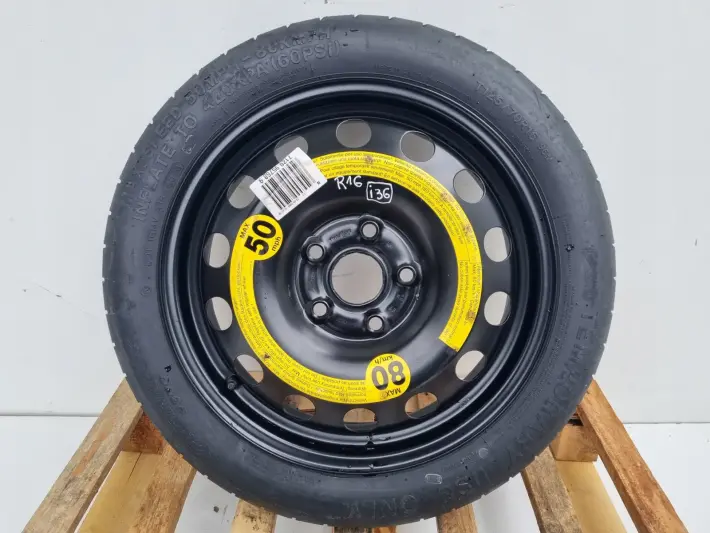 Audi Seat Vw Golf V KOŁO DOJAZDOWE dojazdówka 125/70 R16 1K0601027F 5x112