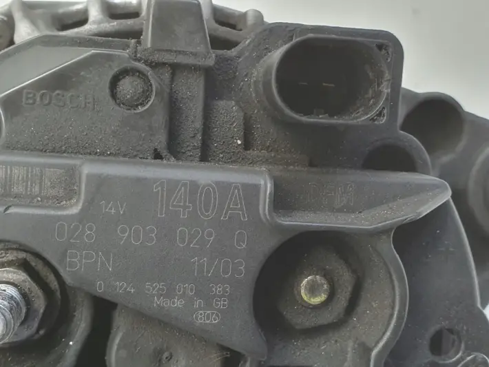 Audi A4 B6 1.9 TDI ALTERNATOR Bosch 028903029Q 0124525010 140A
