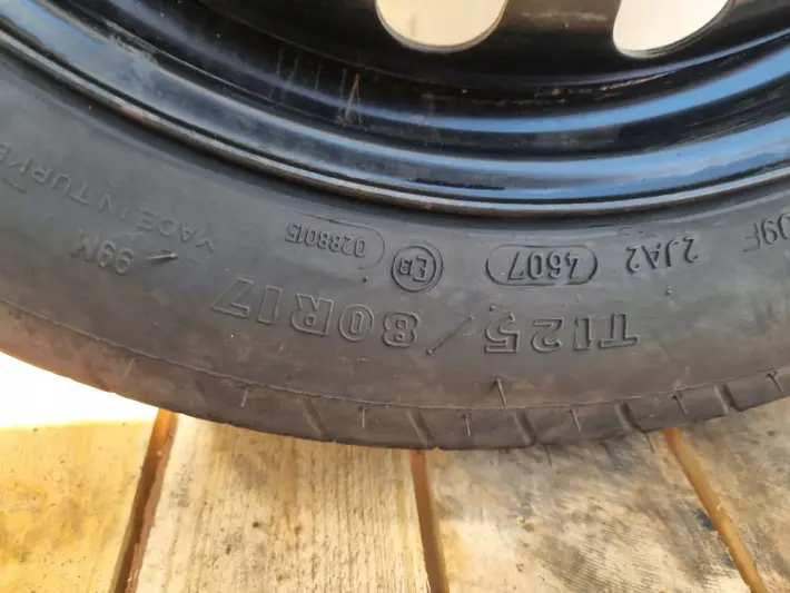 Audi A4 B6 B7 KOŁO DOJAZDOWE dojazdówka 125/80 R17 5x112 8E0601027C