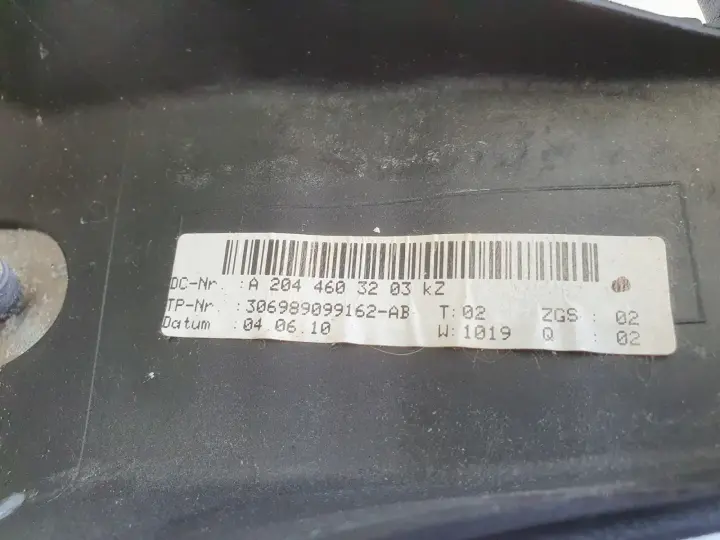 Mercedes W204 SKÓRZANA KIEROWNICA Multifunkcyjna multifunkcja skóra AirBag