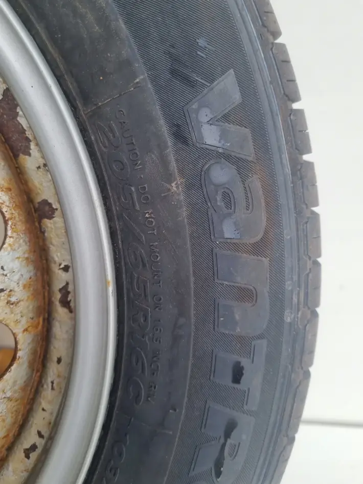 Mercedes Vito KOŁO ZAPASOWE Zapas felga 205/65 R16C 5x112 ET52 A4474010101