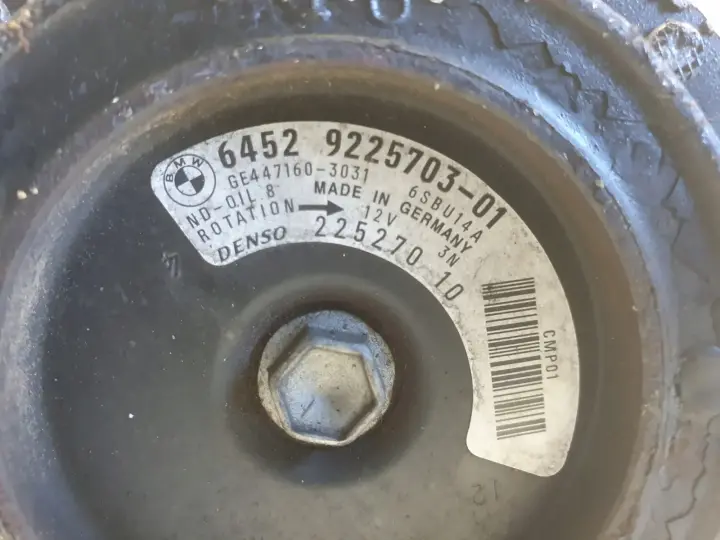 BMW F10 F11 2.0 D SPRĘŻARKA KLIMATYZACJI 447260-3821