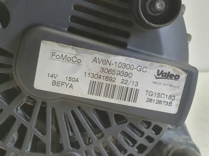 Ford Focus III MK3 1.6 TDCI ALTERNATOR AV6N-10300-GC 30659390 150A