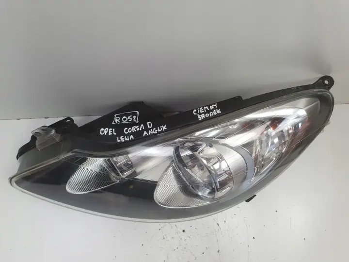 Opel Corsa D PRZEDNIA LAMPA LEWA lewy przód anglik Ciemny klosz