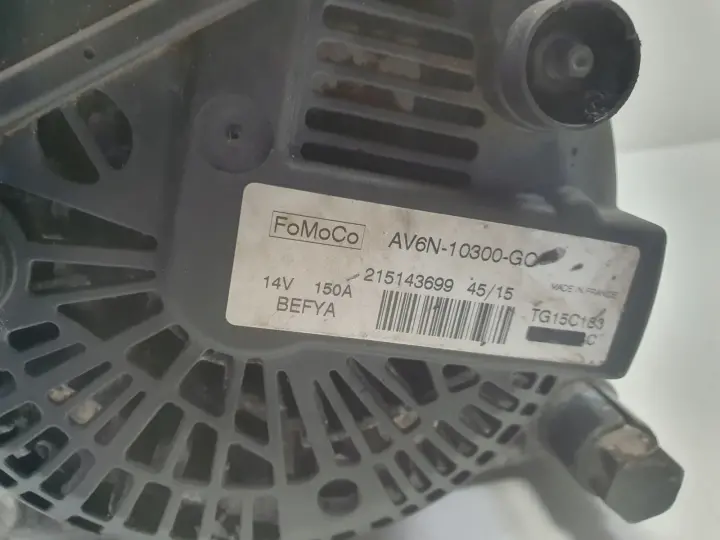 Ford Transit Connect 1.5 TDCi ALTERNATOR AV6N-10300-GC 150A