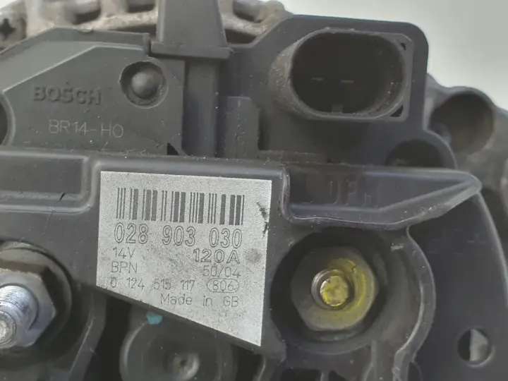 VW Sharan Alhambra Galaxy 1.9 TDI ALTERNATOR bosch 028903030 120A