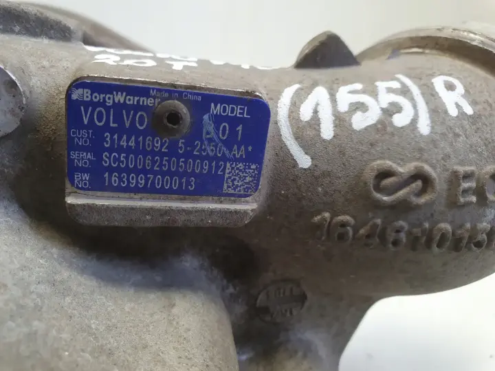 Volvo V40 II 2.0 T4 TURBOSPRĘŻARKA turbo 31441692