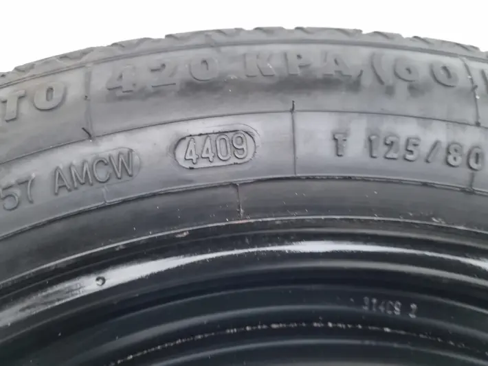 Volvo S80 II V70 III KOŁO DOJAZDOWE dojazdówka 125/80 R17 31302356 2170805