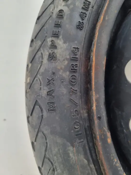 Nissan Micra K12 KOŁO DOJAZDOWE dojazdówka 105/70 R14 4X100 40300 AX677