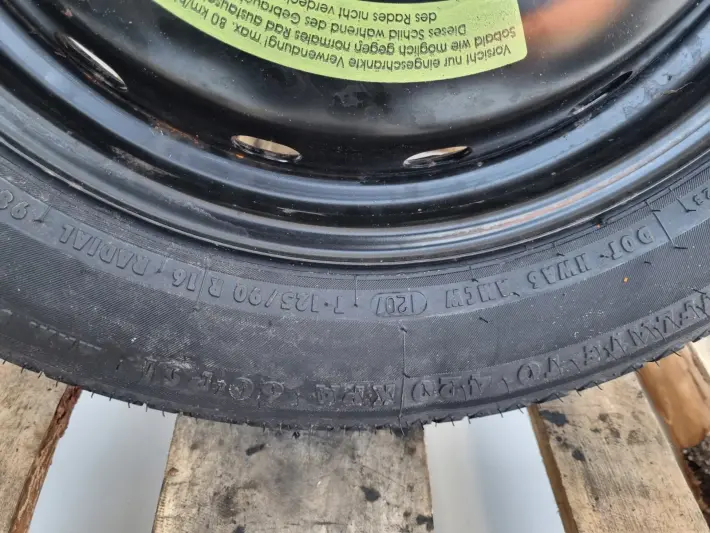 Mercedes W169 W245 KOŁO DOJAZDOWE dojazdówka 125/90 R16 5x112 1694000802