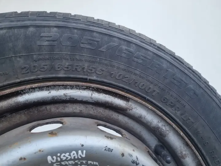 Nissan Cabstar FELGA STALOWA KOŁO 15 cali 205/65 R15 R15C 40300G4900 5X170