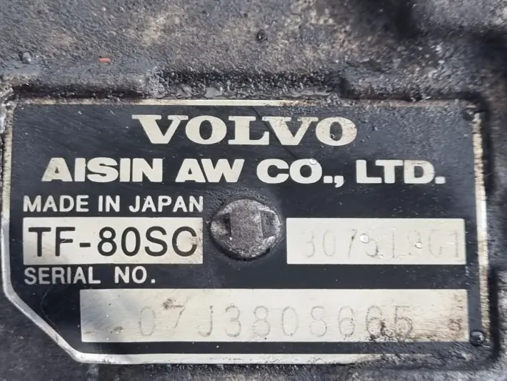 Volvo S80 II 3.2 AUTOMATYCZNA SKRZYNIA BIEGÓW automat TF-80SC 30751901