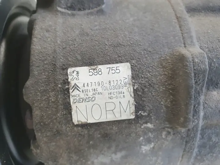 Peugeot 308 1.6 VTI SPRĘŻARKA KLIMATYZACJI 598755 447190-8122