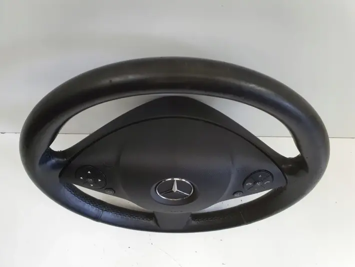 Mercedes W204 SKÓRZANA KIEROWNICA Multifunkcyjna multifunkcja skóra AirBag