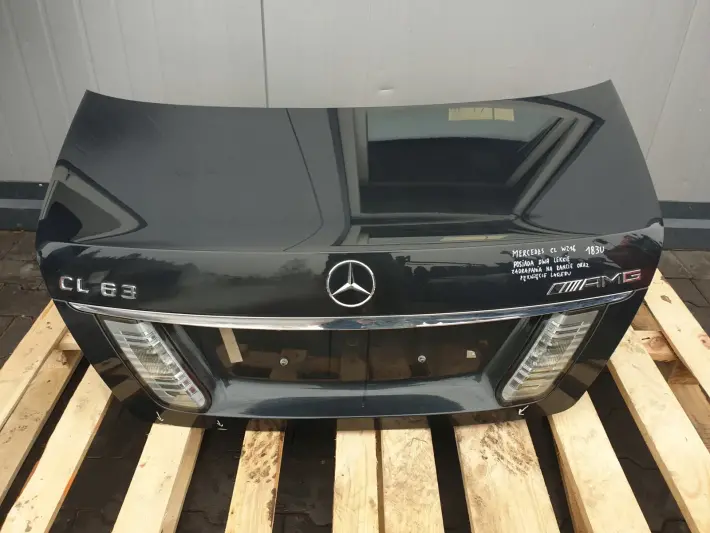 Mercedes CL W216 LIFT FL TYLNA KLAPA BAGAŻNIKA TYŁ
