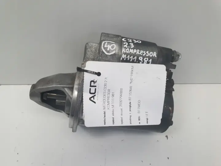 Mercedes W203 2.3 K ROZRUSZNIK 0001107403 bosch