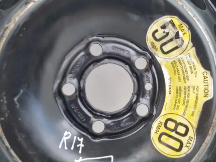 Volvo S80 V70 S60 I KOŁO DOJAZDOWE dojazdówka 125/80 R17 9209872