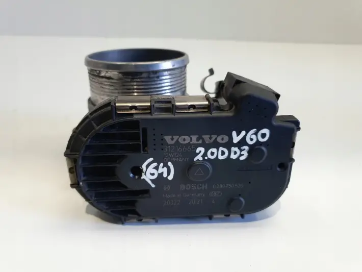 Volvo S60 II V60 2.0 D D3 PRZEPUSTNICA 31216665 bosch 0280750520