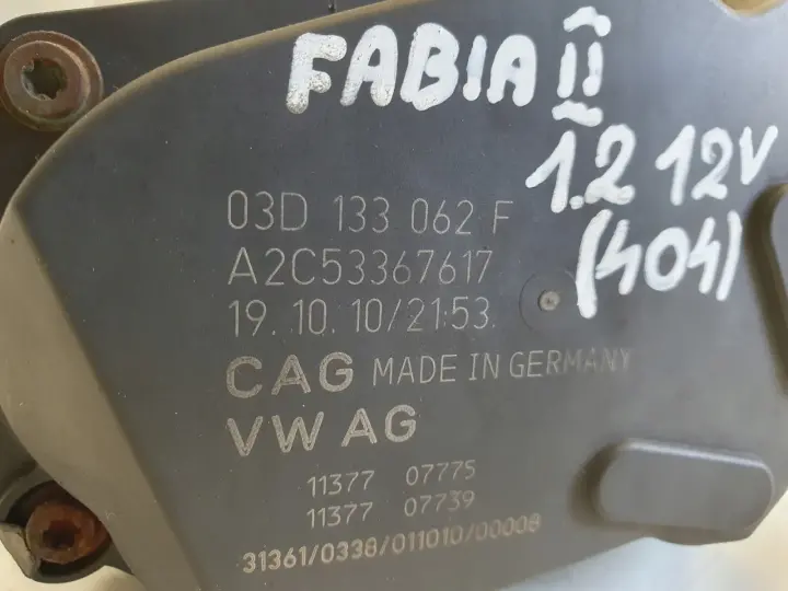 Skoda Fabia II 1.2 12V PRZEPUSTNICA 03D133062F