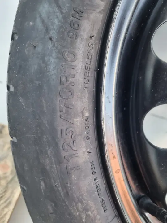 Audi Seat Vw Golf V KOŁO DOJAZDOWE dojazdówka 125/70 R16 1K0601027F 5x112