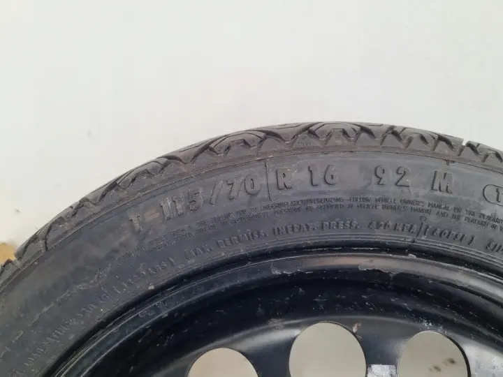 Opel Vectra C Astra H KOŁO DOJAZDOWE dojazdówka 115/70 R16 5x110 2160132