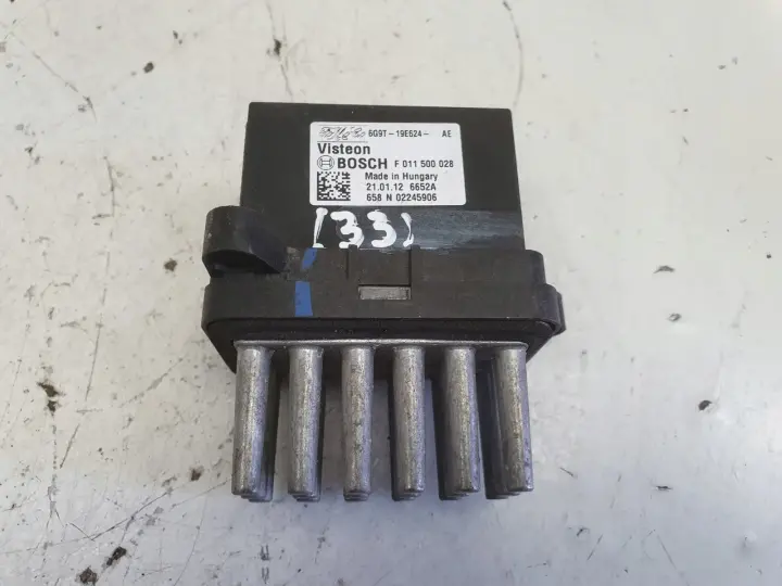 Ford Fiesta MK7 REZYSTOR DMUCHAWY Nawiewu opornik 6G9T-19E624-AE