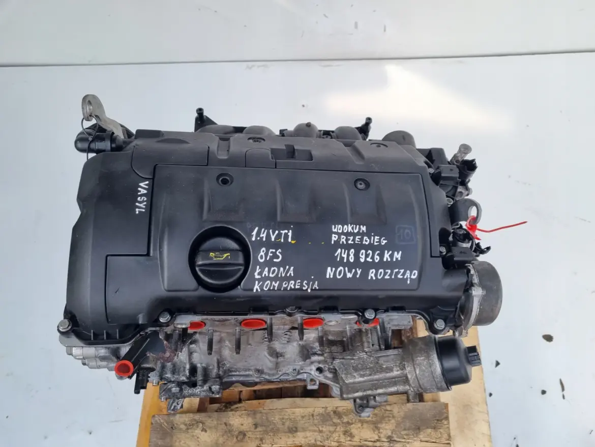 SILNIK PO PRZEGLĄDZIE Peugeot 208 1.4 16V VTI nowy rozrząd 8FS