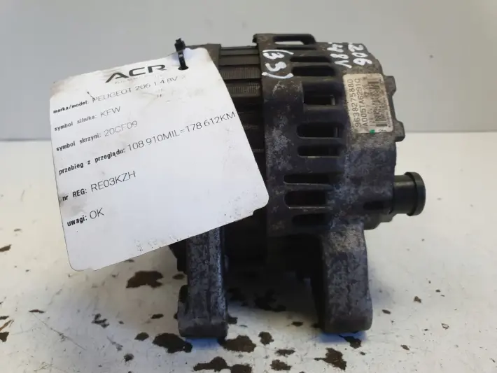 Peugeot 206 1.4 8V ALTERNATOR 9638275880