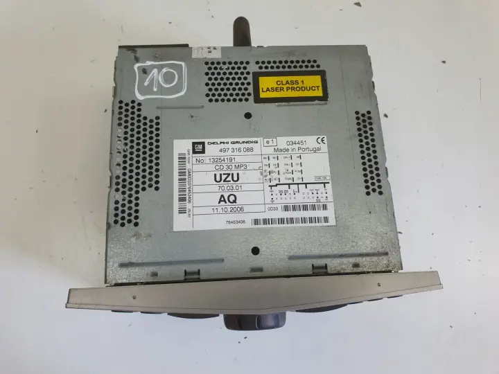 Opel Corsa D Meriva A RADIOODTWATRZACZ CD MP3 radio 13254191