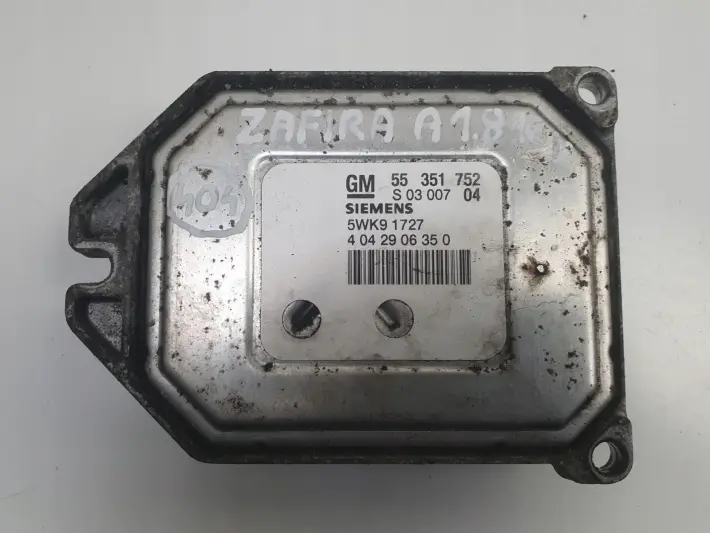 Opel Zafira A 1.8 16V STEROWNIK SILNIKA komputer 55351752