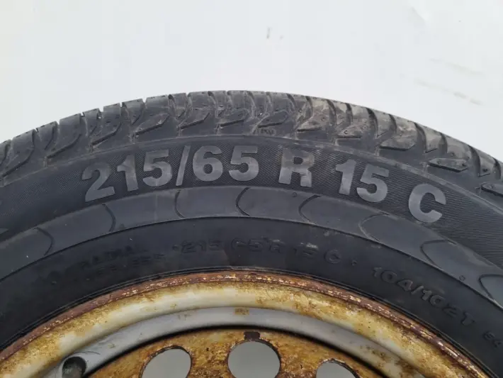 Ford Transit Custom mk8 KOŁO ZAPASOWE Zapas felga 215/65 R15C BK21-1007-AA