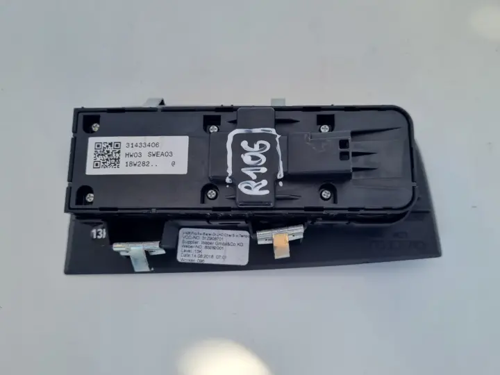 VOLVO S60 III V60 II XC60 II PANEL STEROWANIA SZYBAMI szyb 31433406